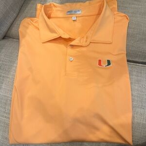 Men’s XXL Peter Millar Performance Polo - UMiami